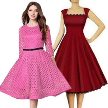 western frock dress for ladies