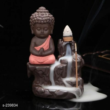 Buy Buddha Smoke Fountain Polyresin Incense Burner