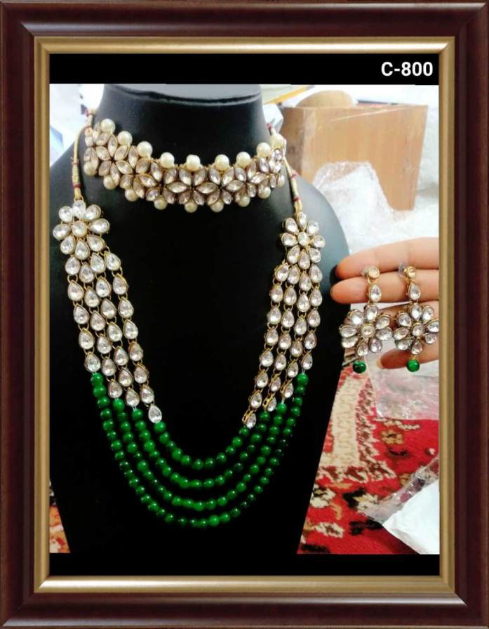 Buy Artificial Jewellery Designer Necklace Set with Earrings for Women