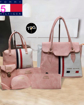 Pink & White Color Tommy Hilfiger Handbags Clutches