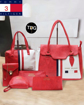 Red & White Color Tommy Hilfiger Ladies Handbags Clutches