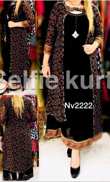 Buy Selfie Kurtiz With  Double layer Kurti with Inner Online at Best Prices on UdaipurBazar.com