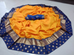 Orange Sana Silk Saree with Heavy Jekard Patta and Jekard Blouse Piece at Best Prices in Udaipur