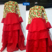 Banglori Silk Skirt and Lycra Top