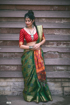 Banarasi Silk Weaving Patola Saree in Green Color