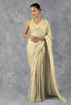 Pure Georgette Saree With Mukaish Work