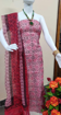  Kota doria block print kurtis in red