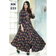Rayon Designer Kurti With Gold Print 