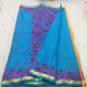 Blue Aari Work Kota Doria Sarees