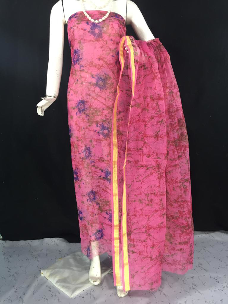 Kota Doria Suit - Printed Dress Material - Shop online women fashion ...