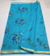 Kota doria hand printed saree for women with blouse