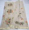 Kota doria hand printed saree for women with blouse