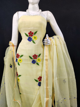 Embroidery work kota doria salwar suit for women 