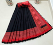 Cotton hand block print sarees for women