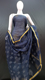  Navy blue Kota doria printed suits with dupatta