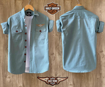 Harley Davidson Shirt - Light Blue