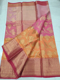 Kota Doria Weaving Saree With Zari Border