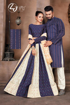 Ethnic Couple Combo Dress - Blue