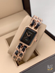 Chanel Black Analog Watch for her - Rose Gold