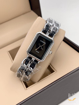 Chanel Black Analog Watch for her - Silver