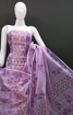 Pure Kota Doria Printed Suit Online - lavender