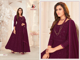 Designer Ethnic Gowns For Women - Wine 