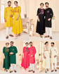 Matching dress for couple (Ladies Gown & Kurta pajama) 5 colors