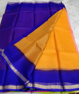 Kota doria pure silk saree with blouse