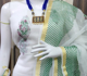 Kota doria block print suit with dupatta online