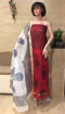 Hand block print unstitched salwar suit Kota Doria