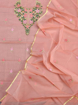 Embroidery flower work kota doria salwar suit for women	