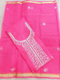 Soft cotton kota doria suits with aari work