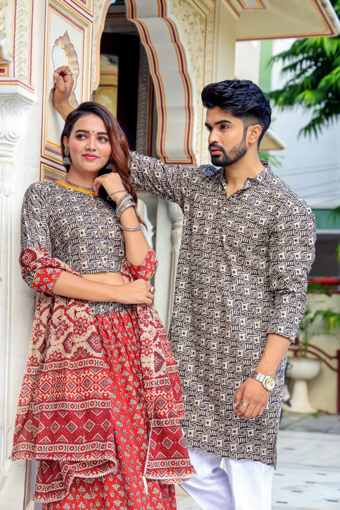 Couple ethnic wear